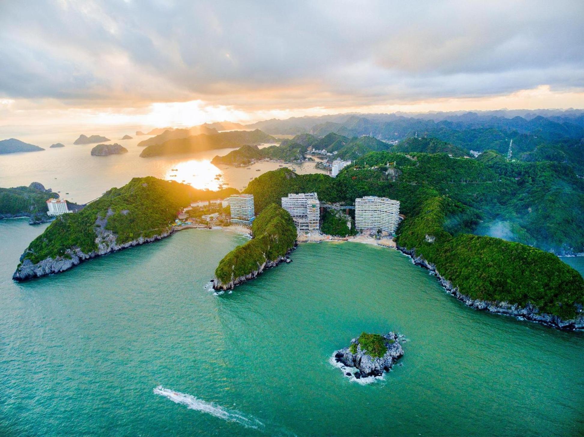 Cat Ba Glow Hotel Chan Chau ภายนอก รูปภาพ